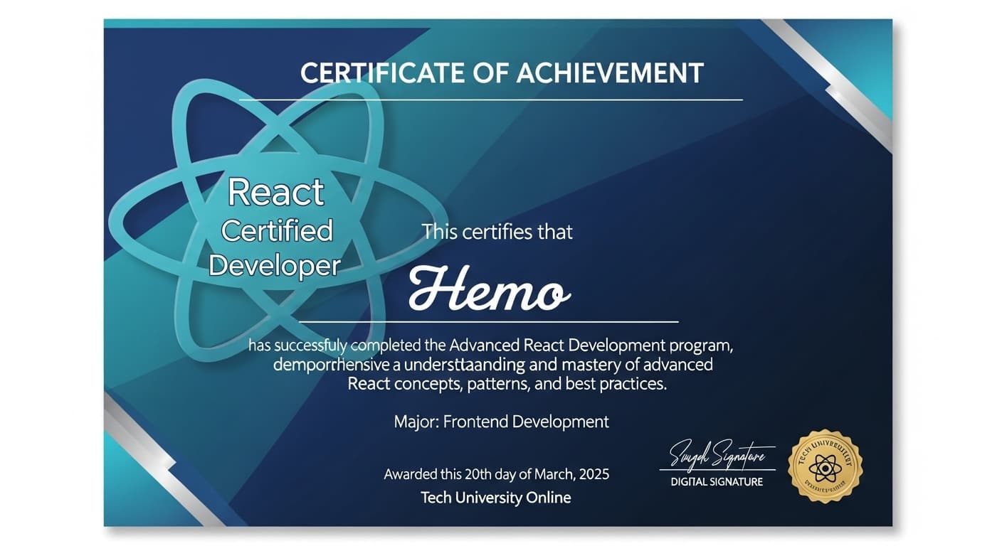Certificate 1