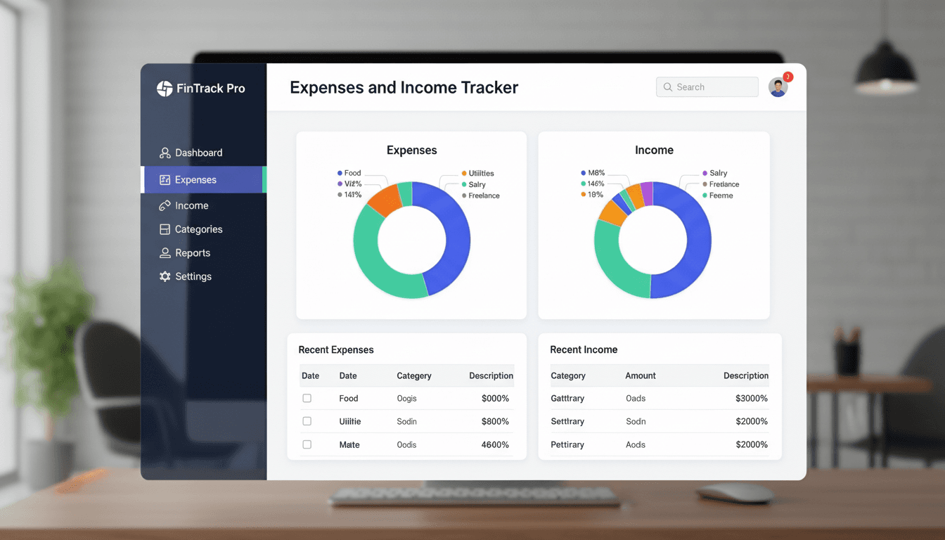 Expense and Income Tracker System